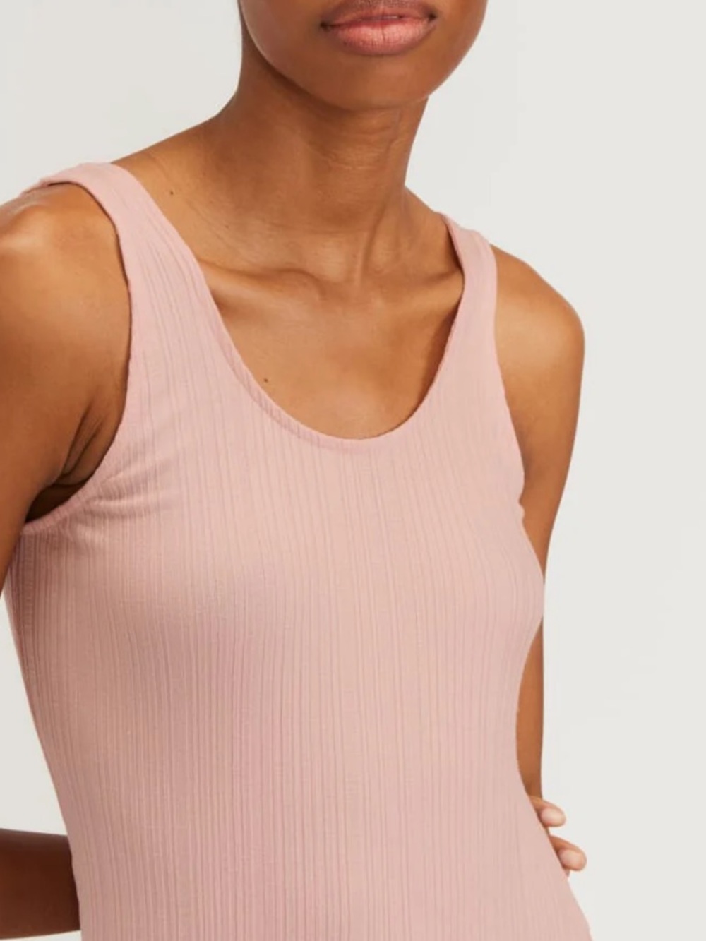 Everlane The Rib Soft Knit Scoop-Neck Dress - Picture 4 of 13